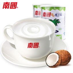 海南特产 南国食品 醇香椰子粉450gx2罐早餐速溶冲饮椰子椰汁粉粉