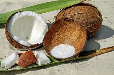 椰子, 坚果, 壳, 布朗, 纸浆, 美味, 健康, 营养, 食品, 异国情调, 维生素, 吃